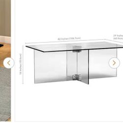 New Glass Coffee Table 