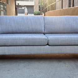 Ikea KARLSTAD 3 Seater Silver/Grey Sofa.