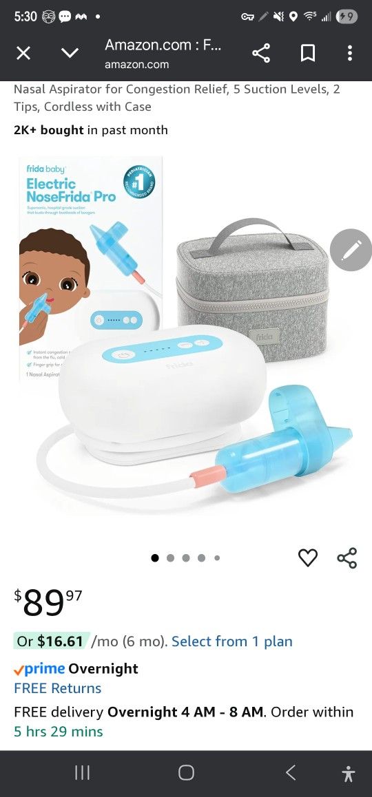 Frida baby Nasal Aspirator Electric nose Sucker