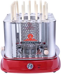 Bbq kabob vertical electrical rotating oven