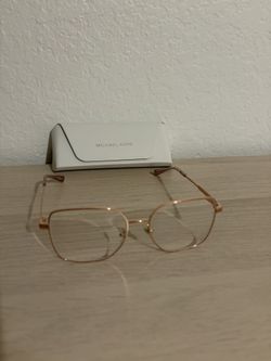 Michael Kors eyeglasses (rose gold metal frames)