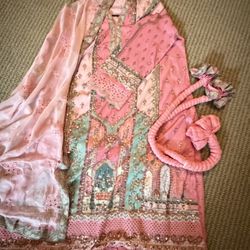 Brand New Qalamkar Dress 