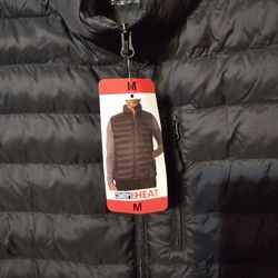 New Black Mens Vest Size M