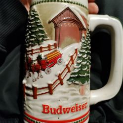 Limited Edition Budweiser Clydesdales Beer Stein