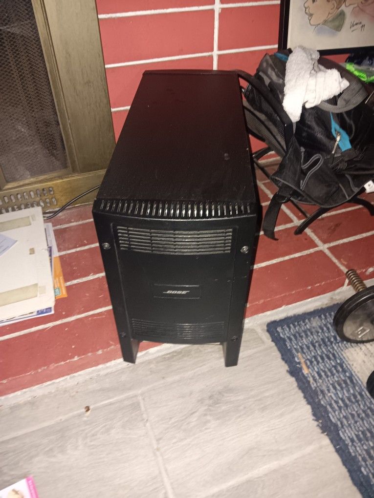 Bose Subwoofer With Speaker Plugs In Back