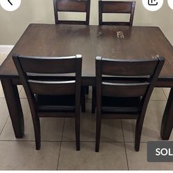 4 Dining room Chairs  (was from city furniture)