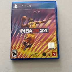 NBA 2K24 Kobe Bryant Edition For PS4 PlayStation 4