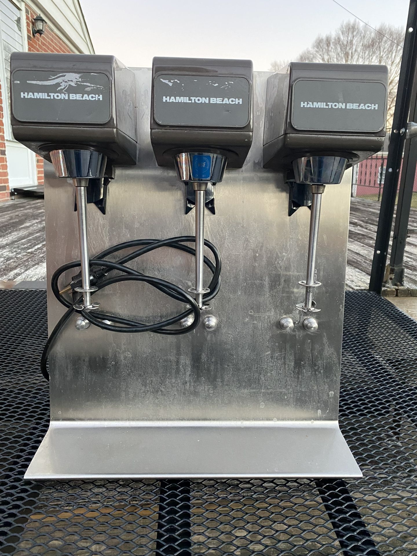 commercial triple-spindle drink mixer & Milkshake Mixer