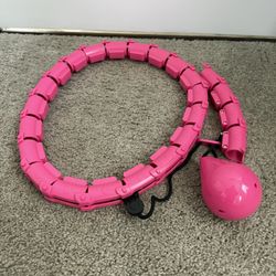 Weighted Pink Hula Hoop