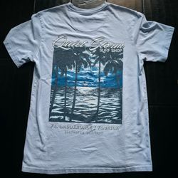 Quiet Storm Light Blue Graphic T-Shirt
