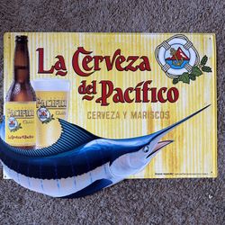 Metal Beer Sign - Pacifico