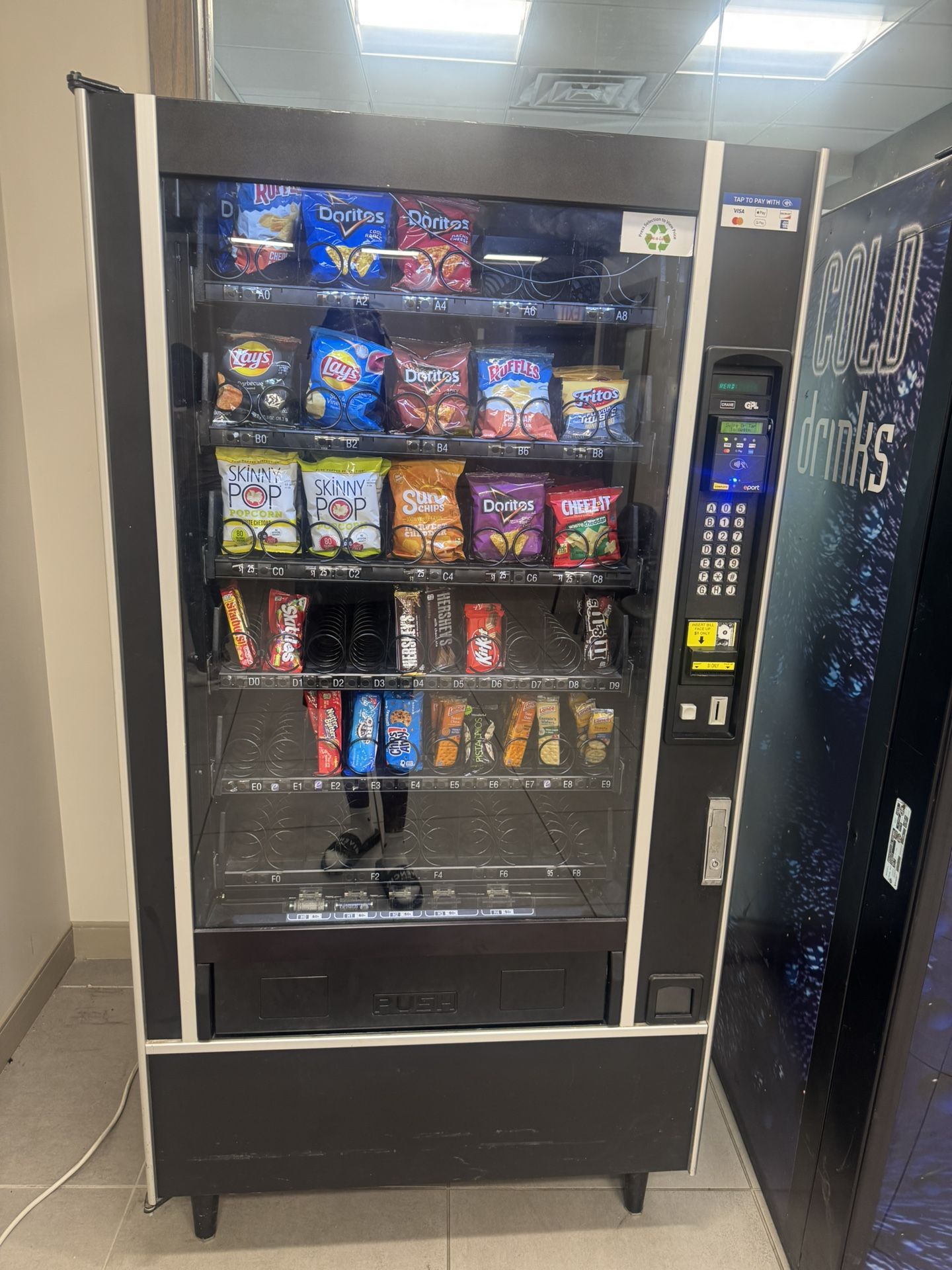 Vending Machines – Snack (Working) & Drink (Needs Repair)