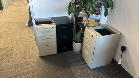 Free under desk file cabinets