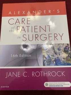 Nursing Book- Care Of Patient In surgery