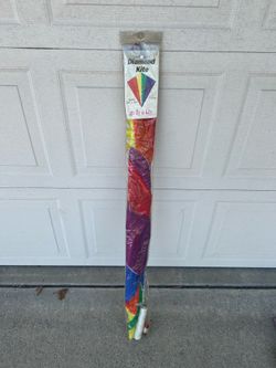 New Rainbow Diamond Kite Nylon Beach Park Toy
