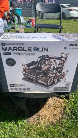 Marble run marble spaceport