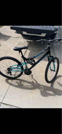 Huffy Mountain Bike Black and Teal