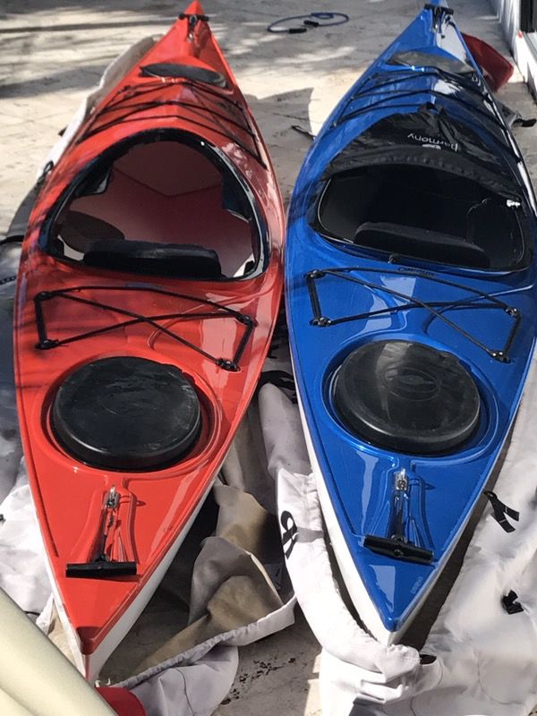 1 Eddyline blue Equinox 14' kayak PERFECT -USED 1x