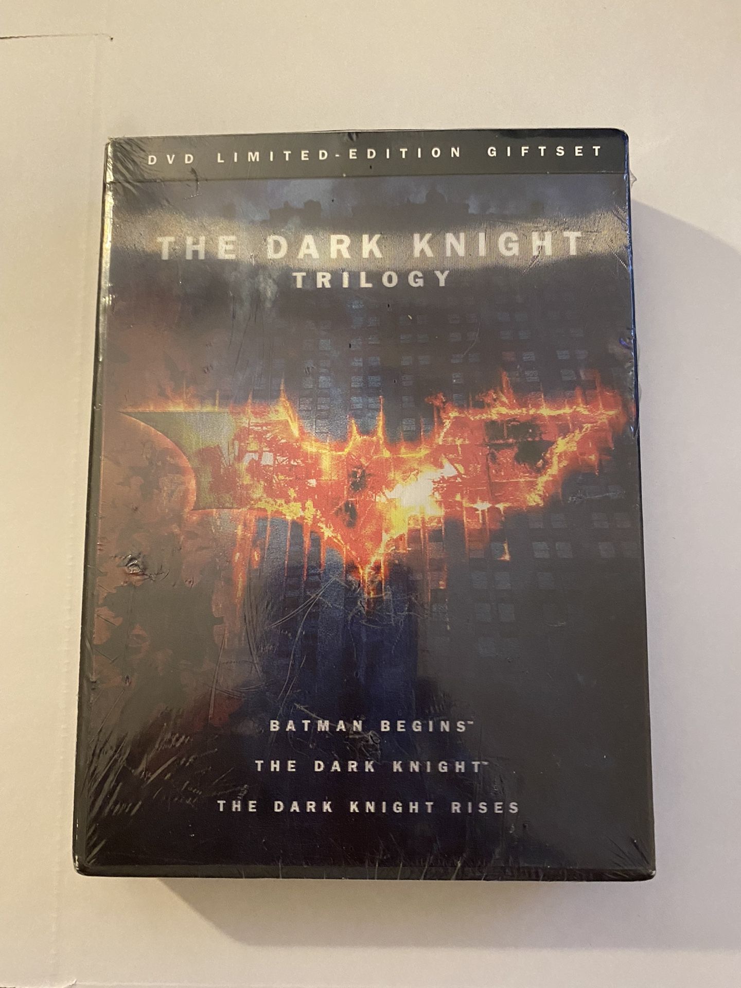 The Dark Knight Trilogy (DVD, 2012, 3-Disc Set, Limited Edition Gift Set) SEALED