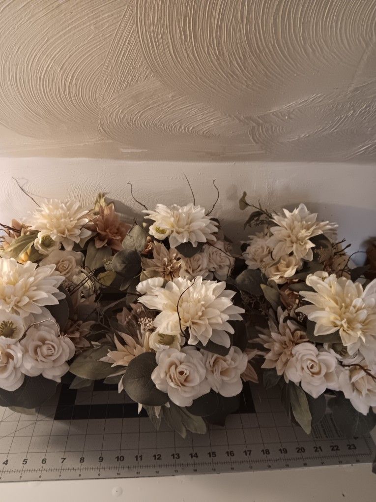 Faux Flower Arrangements 