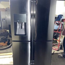 4 Door Samsung Stainless Steel Refrigerator Triple Cooling 