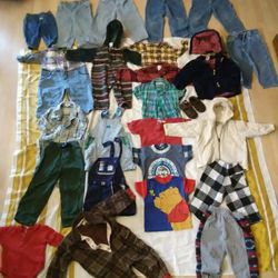 Assorted toddlers clothes