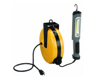 Retractable Cord Reel with LED Work Light