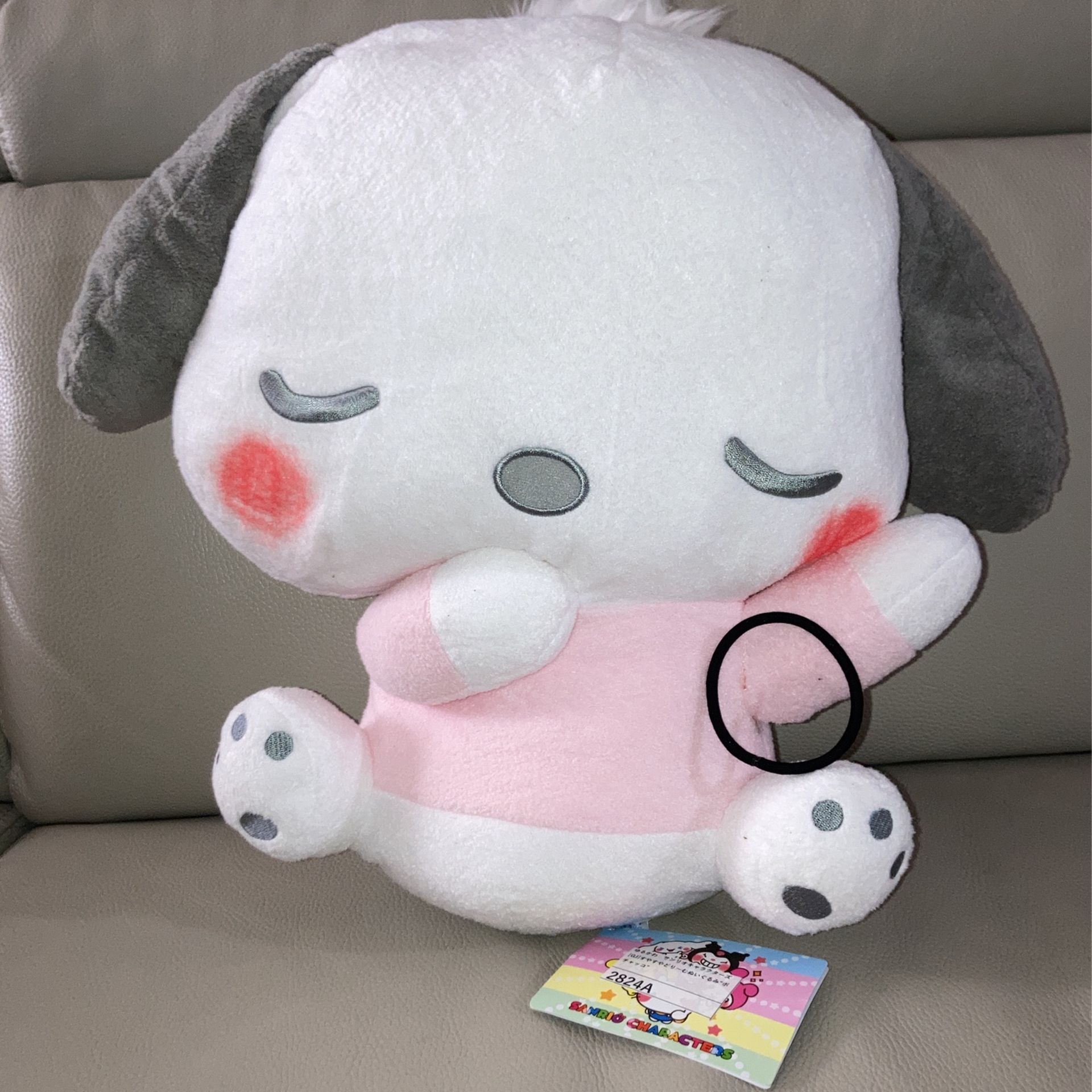 Yurukawa Sanrio Pochacco Sleeping Plushie Large