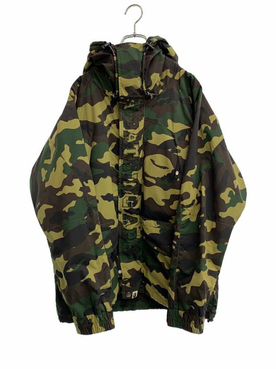 Bape Woodland Camo Snowboard Parka Rain Jacket Archive Reissue 2010 Nigo