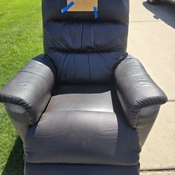 Leather Armchair Rocker