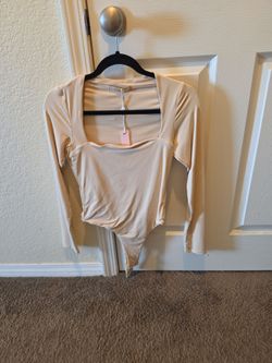 Long Sleeve Square Neck Bodysuit