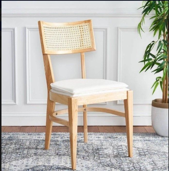 Cane Dining Chair "Galway" - (Natural Color)- by SAFAVIEH (Brand New)