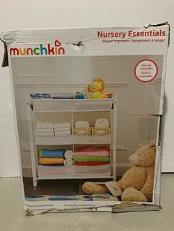 Munchkin Nursery Essentials Diaper Organizer NEW