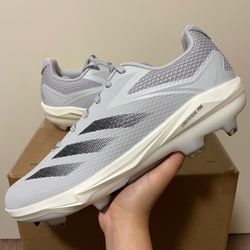 Adidas Adizero Electric TPU Baseball Cleats Men Size 11 Grey Black IF3267 NEW