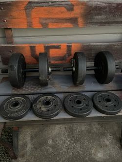 Adjustable Dumbbell Set with 2.5 lb Plates