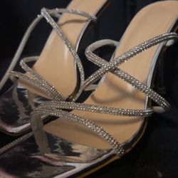 Heels Plateados 