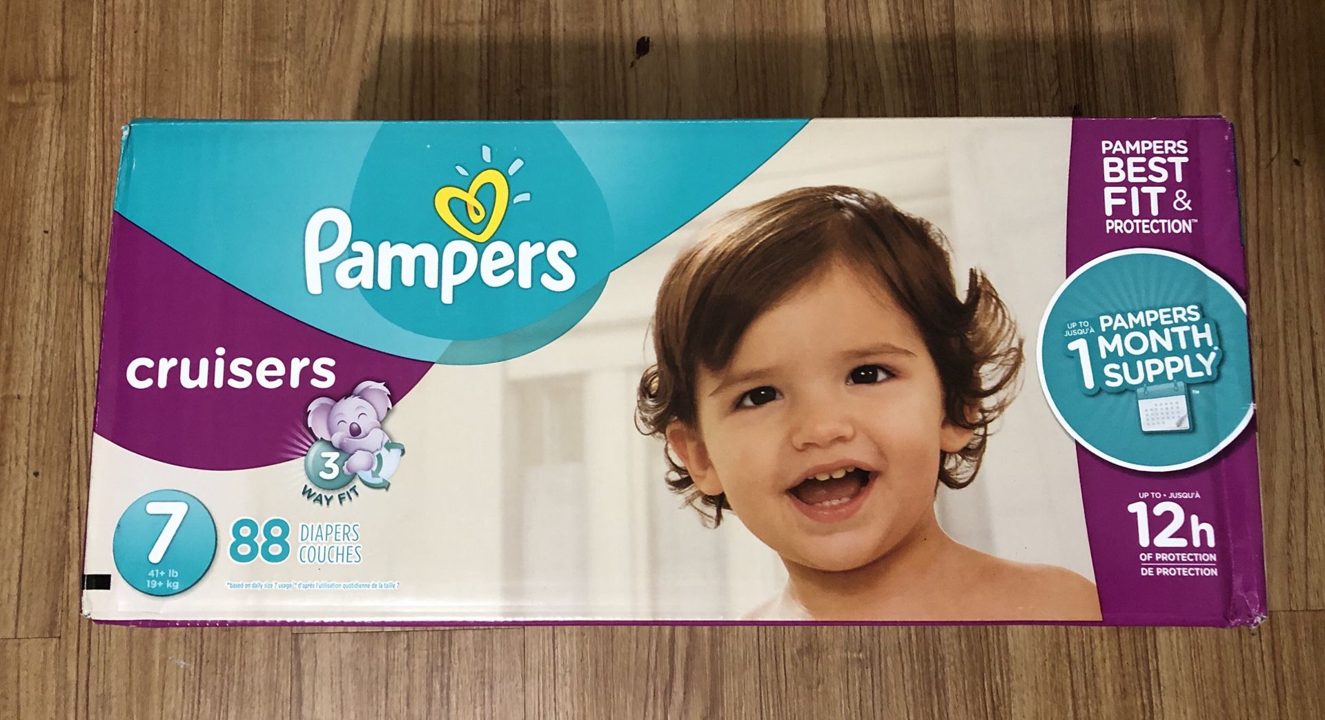 Pampers Size 7 (88 count) diapers cruisers (Brand New) for Sale in