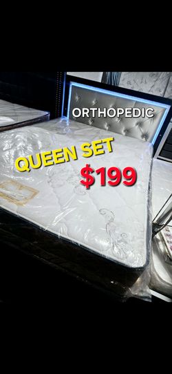 Brand New !! Queen set $199 (( Mattress And Box Spring ))