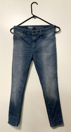 Blue denim jeans