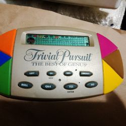 Vintage Handheld Trivia Pursuit Game
