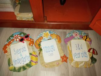 Picture frames beach theme