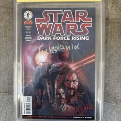 Star Wars Dark Force Rising # CBCs 9.8 Signed Ian McDiarmid