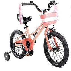 NEW! Retrospec Koda Kids Bike Boys and Girls Bicycle with Training Wheels, 12" Starry Pink (1.5-4yr)