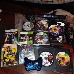 Xbox 360 E With Kinect And Some Games 