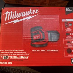 Milwaukee M18 18V Lithium-Ion Cordless 5 in. Random Orbit Sander (Tool-Only)