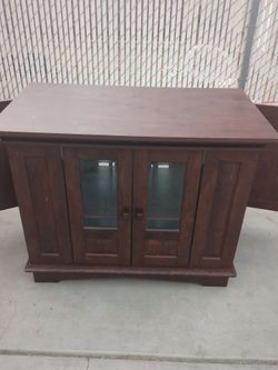 Cabinet with side doors brown
