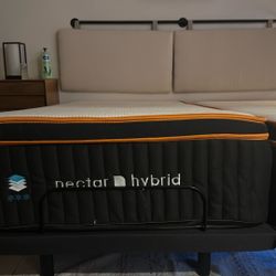 Nectar hybrid “King Size” Adjustable Platform Bed 