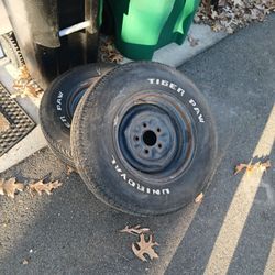 Two Used 14" Tires