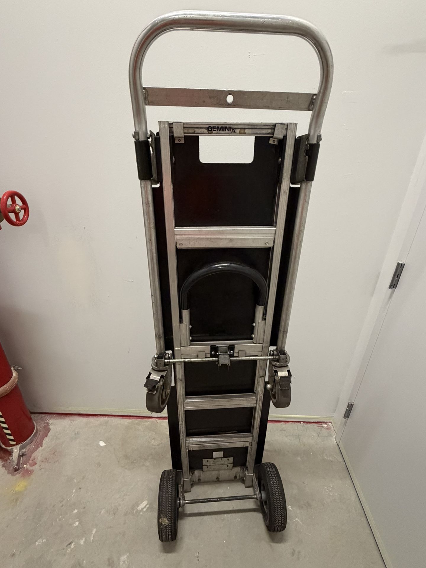 1,250 lb. Capacity Gemini XL Convertible Aluminum Hand Truck with Locking Casters, Non-Skid Platform, Pneumatic Wheels