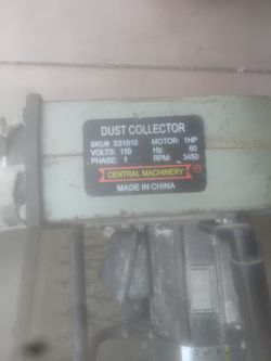 Dust collector central machinery